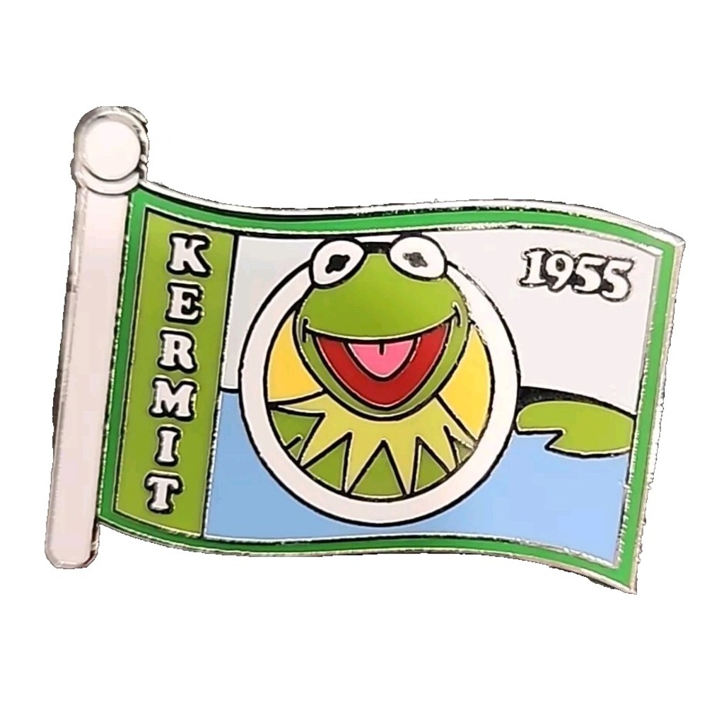 Muppets Kermit the Frog Character Flag Mystery 2009 WDW LE 500 Disney Pin 69840